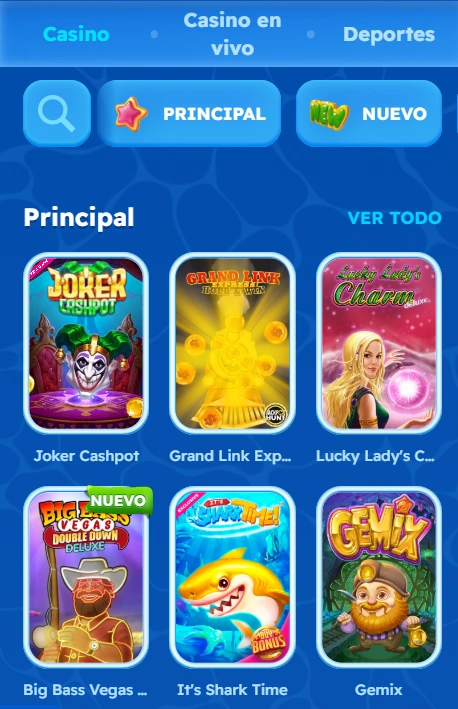 Spinfest Casino juegos móviles